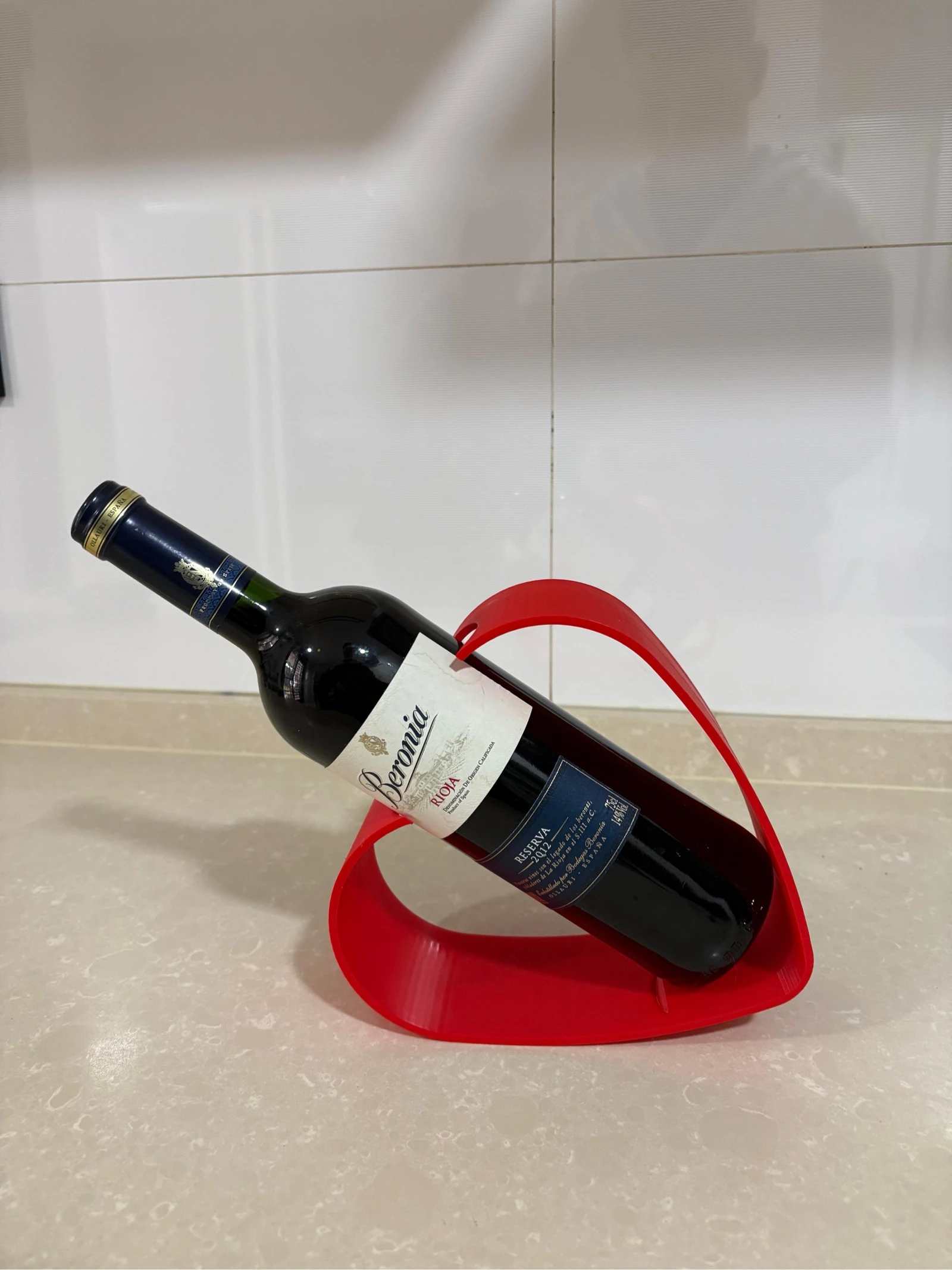 soporte botella de vino corazon – photo 2